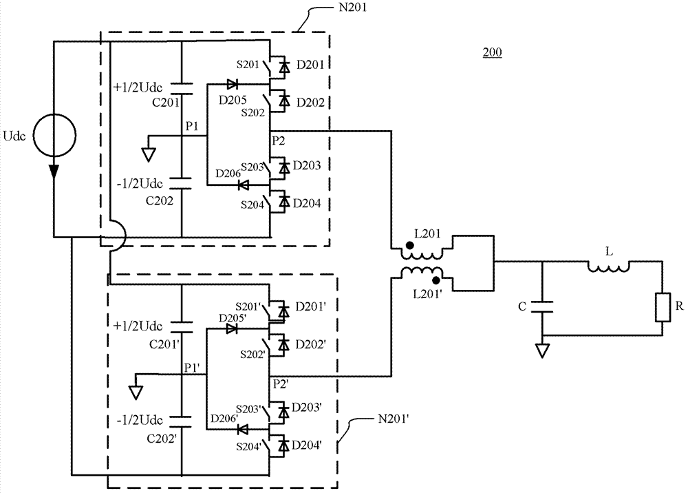 Single-phase inverter and system thereof and three-phase inverter and system thereof