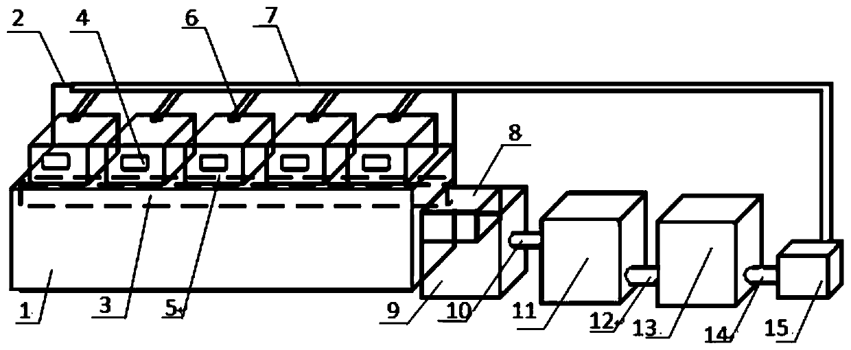 Feeding device, facility and method