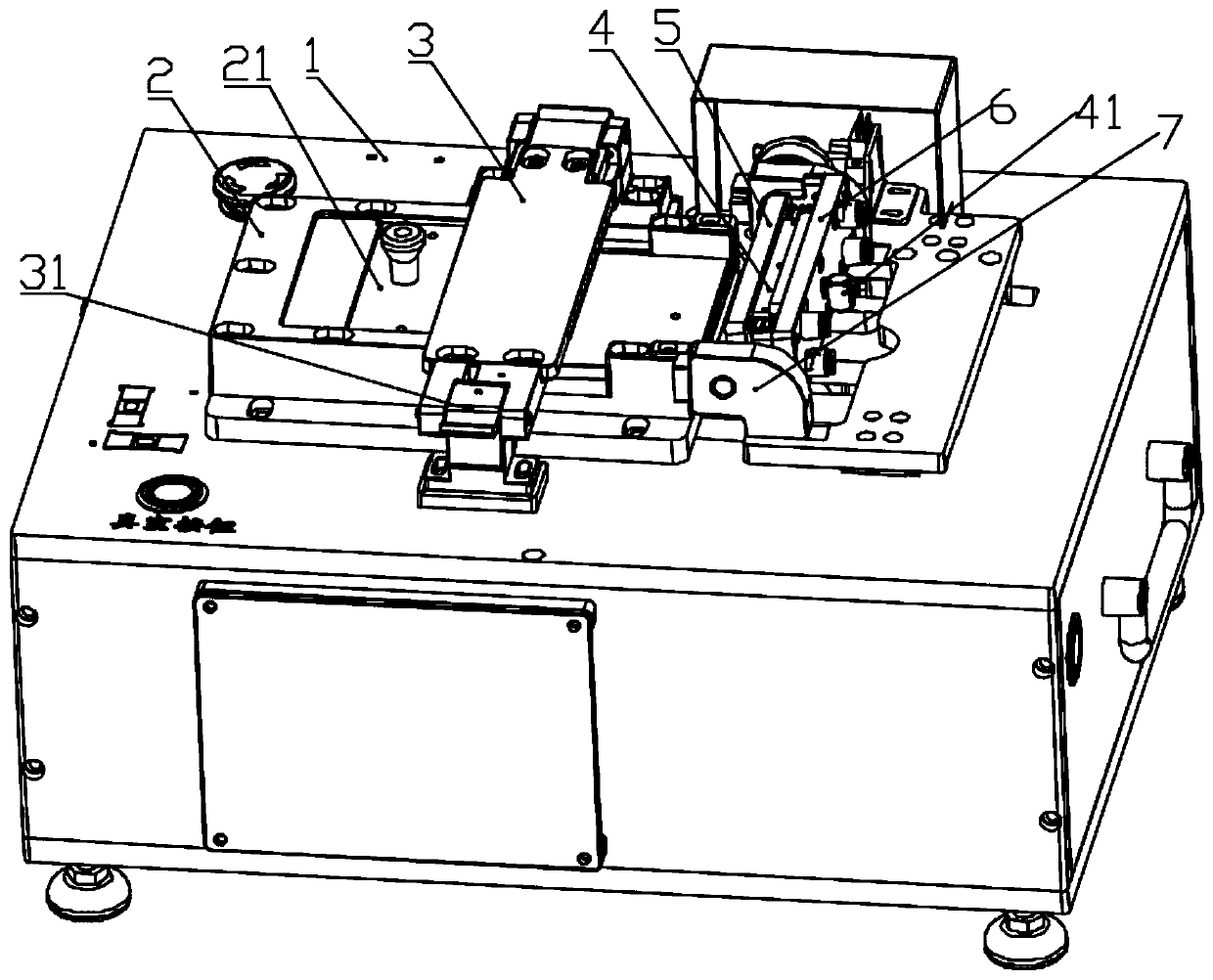 Sealing glue pasting device