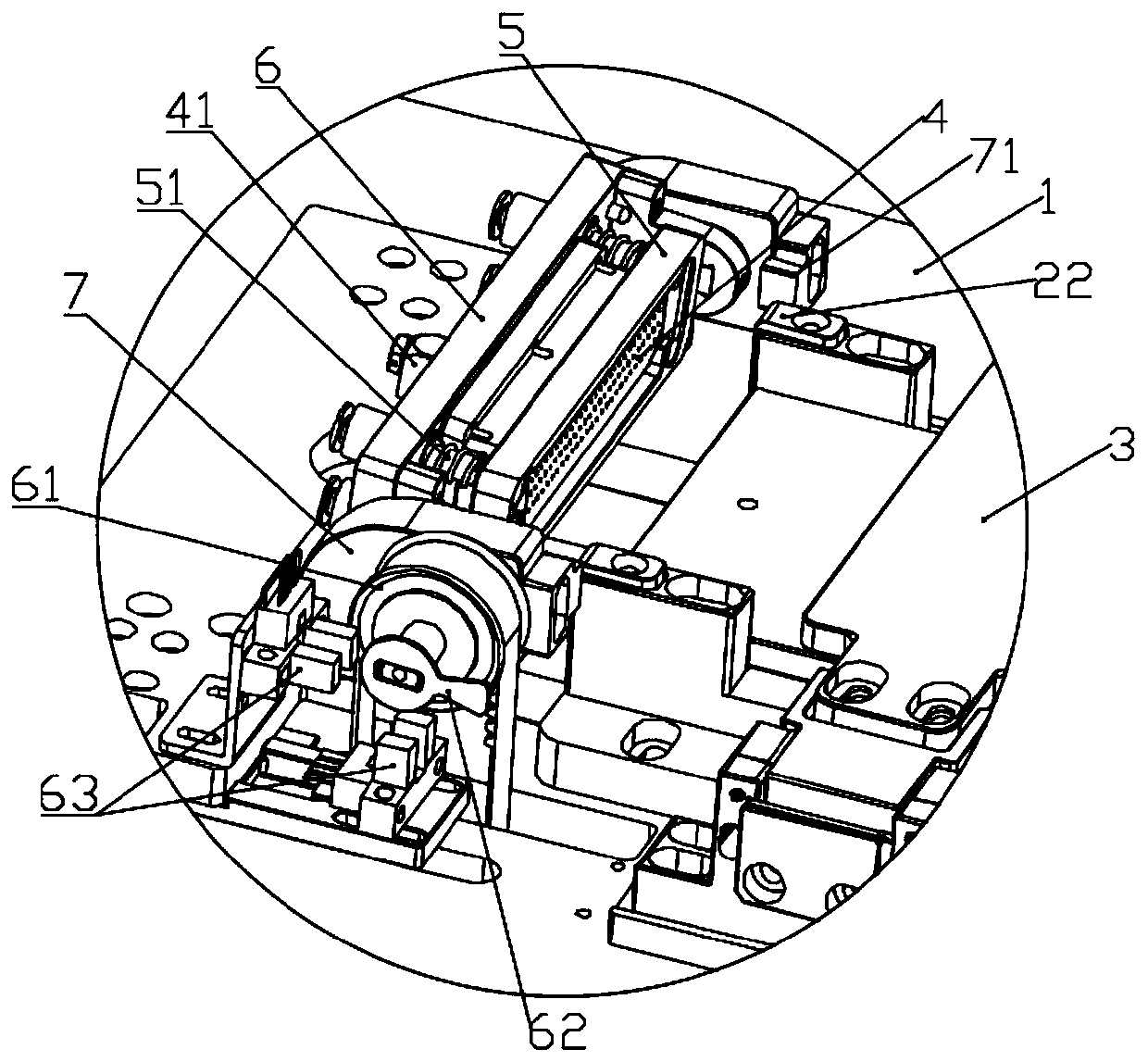 Sealing glue pasting device