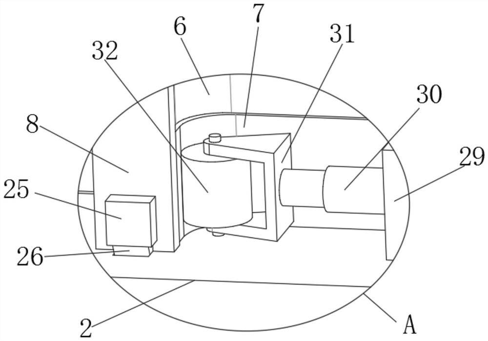 Photocatalytic air purification device capable of modularly replacing filter element