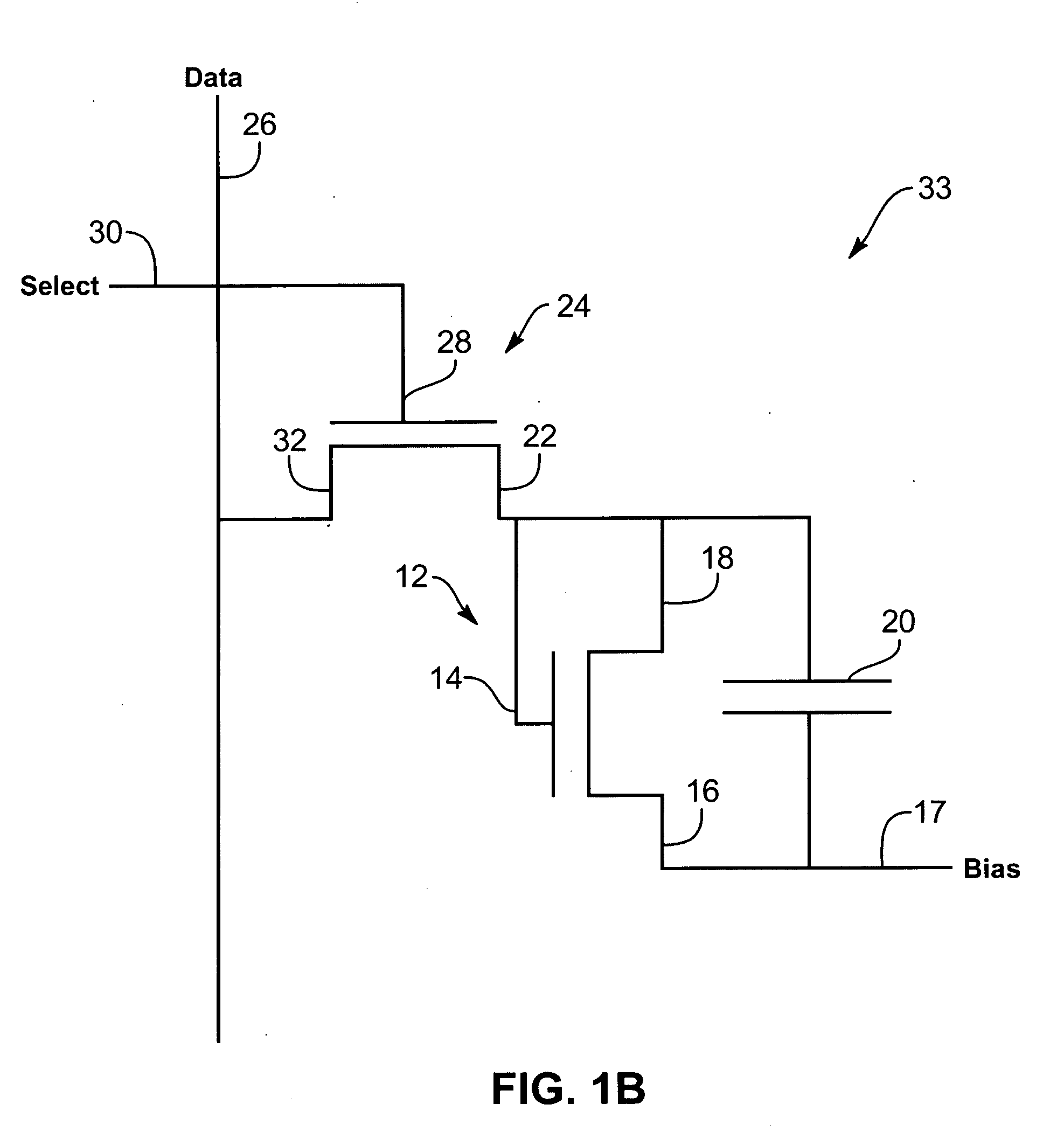 Image sensor with photosensitive thin film transistors and dark current compensation