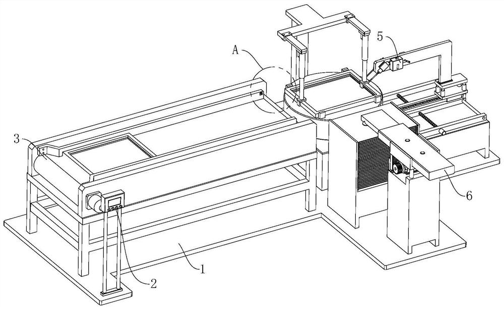 A working method of automatic edge wrapping equipment for aluminum alloy doors and windows