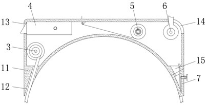 A geographical location display device for tourism