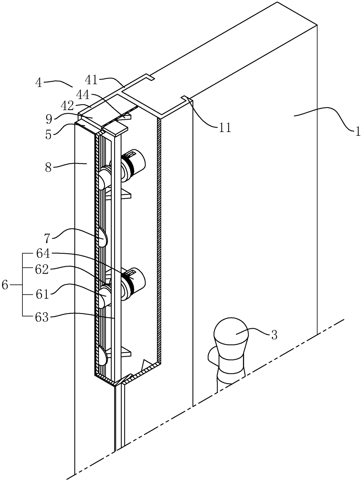 A new door structure