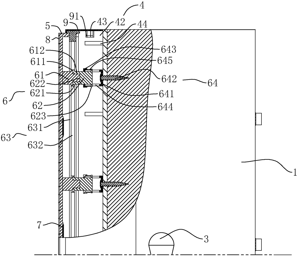 A new door structure