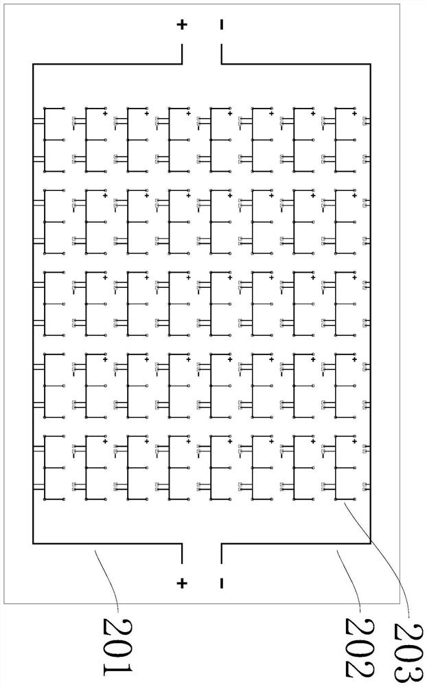 A solar array and its preparation method and application