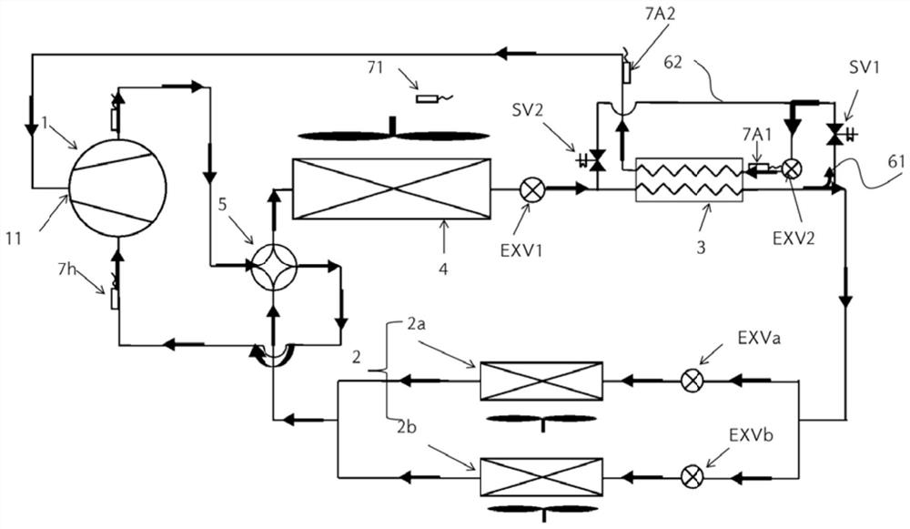 Enhanced vapor injection system and operation method thereof