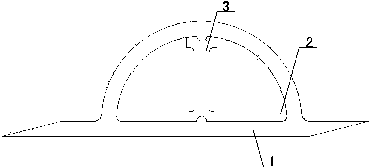 Double-plastics finned wound corrugated pipe and method for manufacturing same