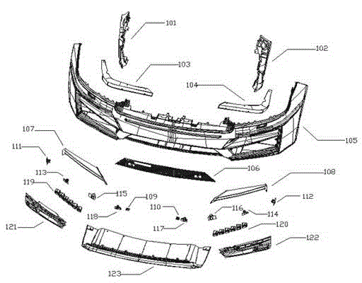 Automobile front bumper