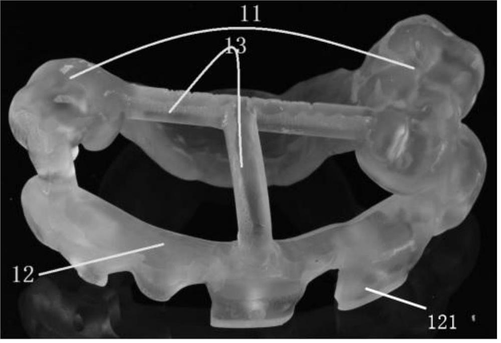 Whole-course digital combined guide plate suitable for full-mouth implant surgery