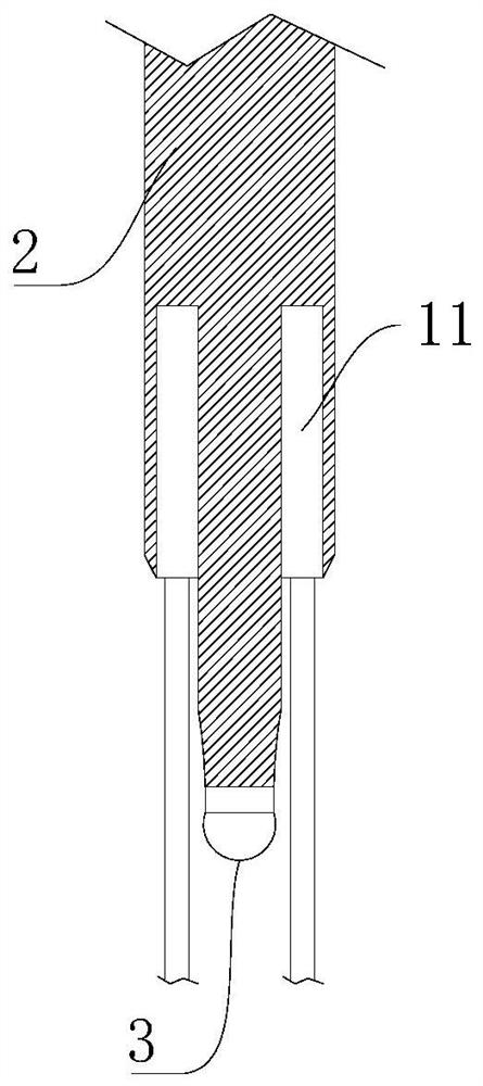 Germ sampling device for infectious disease department