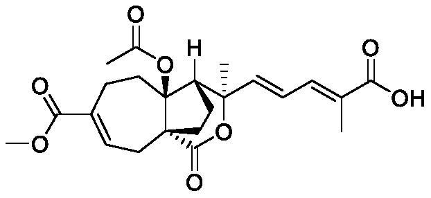 Pesticide composition containing pseudolaric acid and application of pesticide composition to prevention and treatment of plant diseases