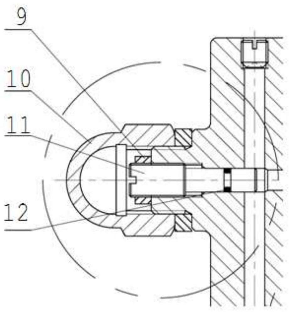 High-pressure buffering air cylinder