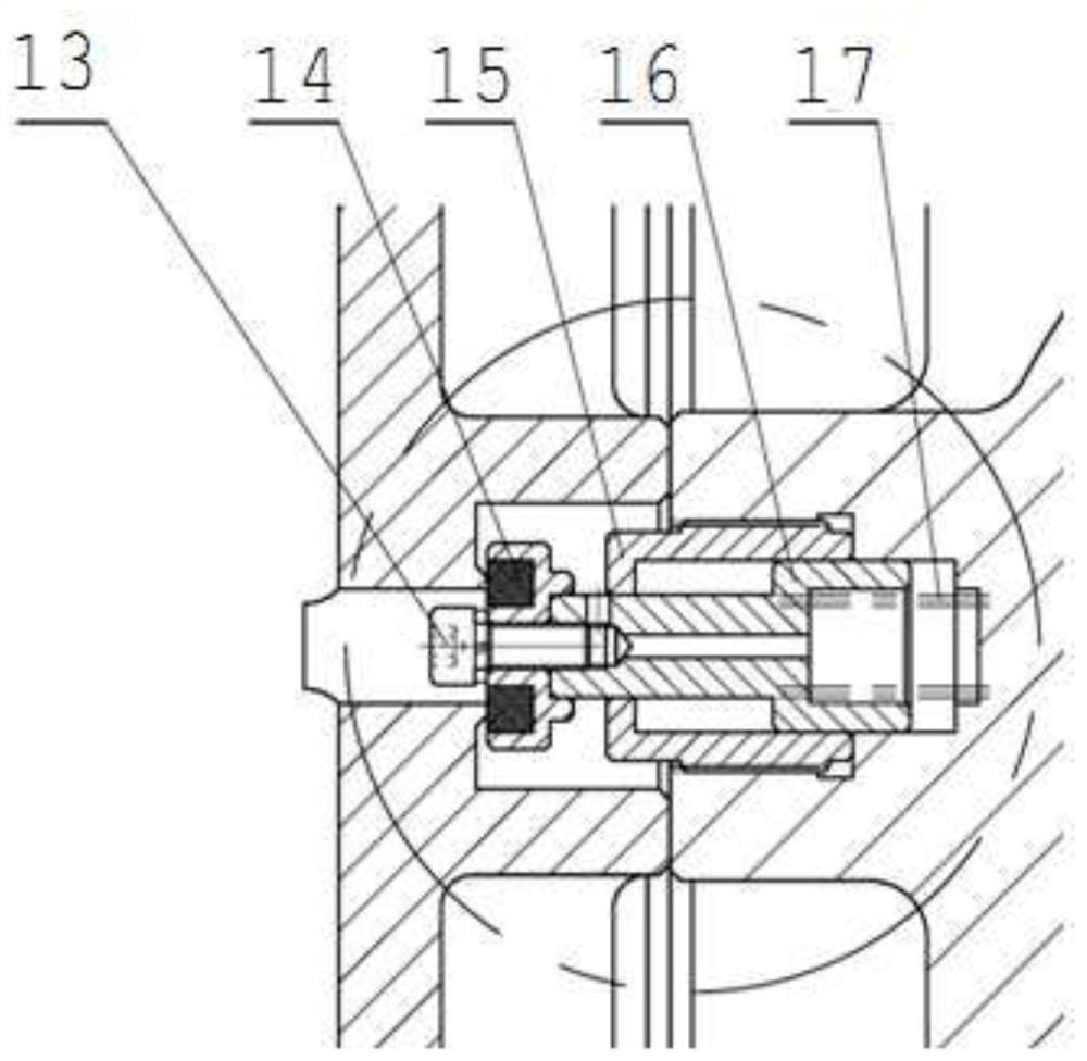 High-pressure buffering air cylinder