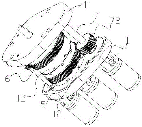 Infinitely variable transmission with multiple motors connected in series