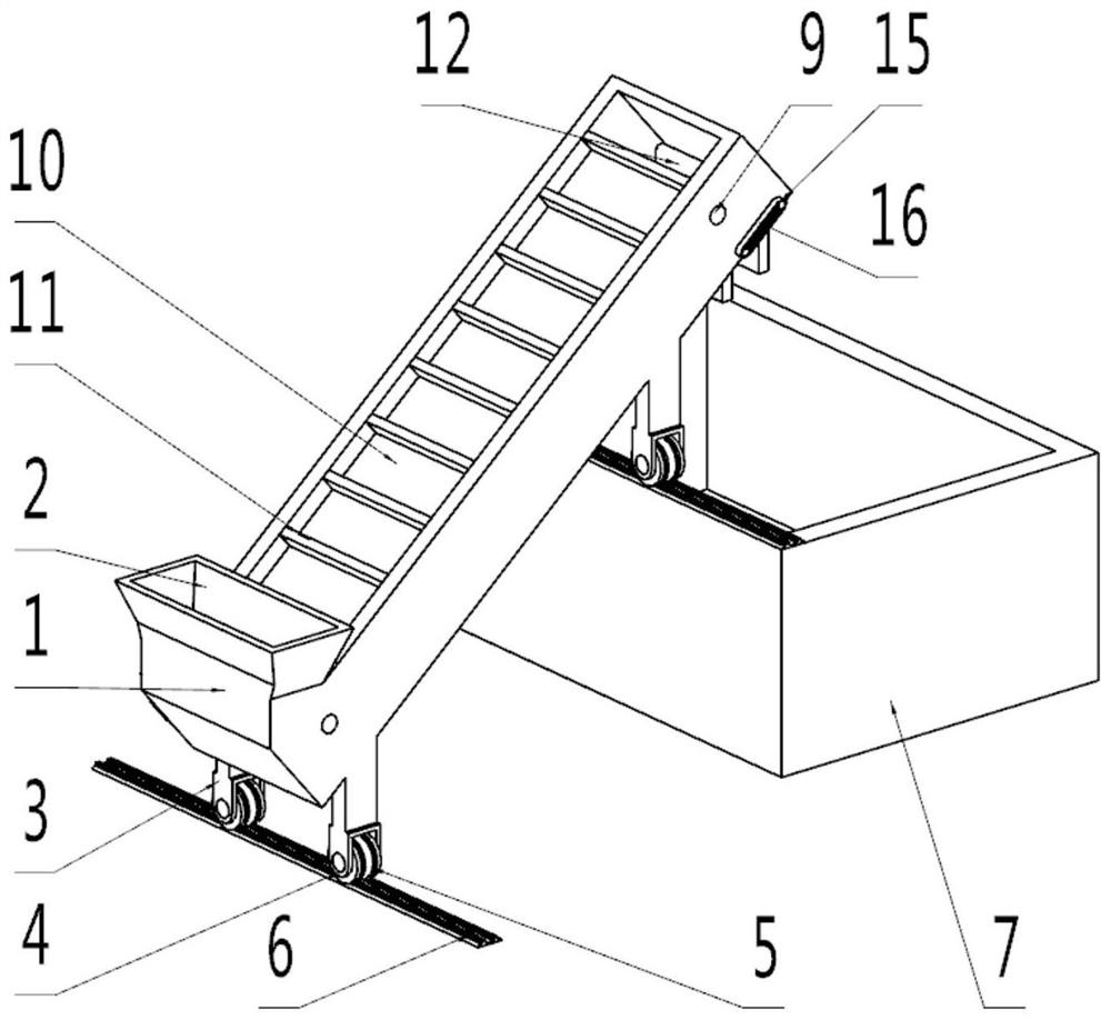 Automatic stacking raw material fermentation device for wine brewing processing