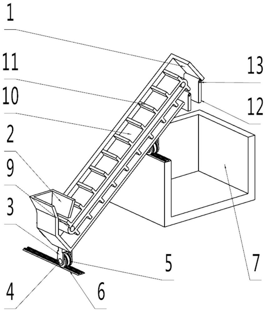 Automatic stacking raw material fermentation device for wine brewing processing