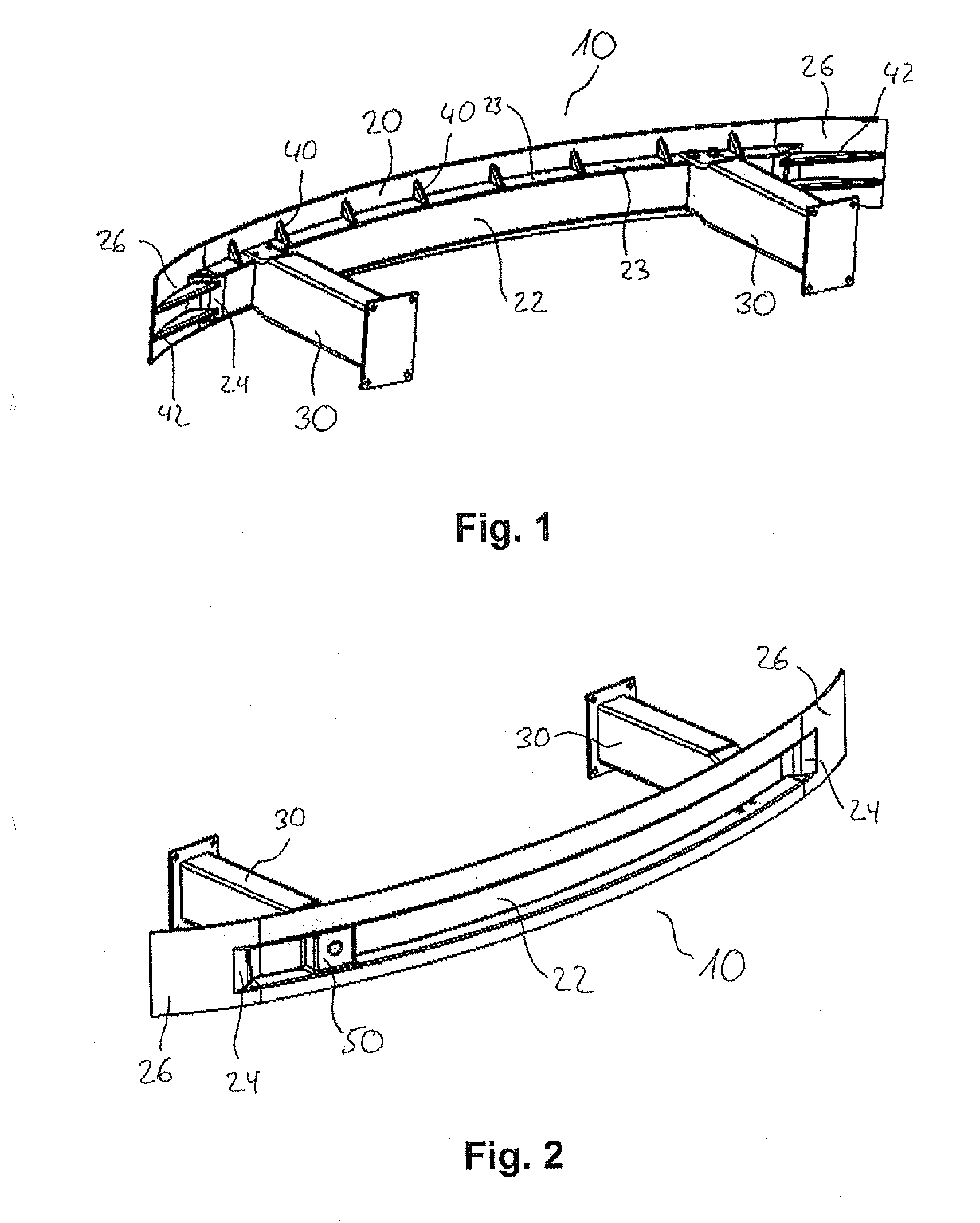 Impact Element and Use of an Insert for a Carrier of an Impact Element