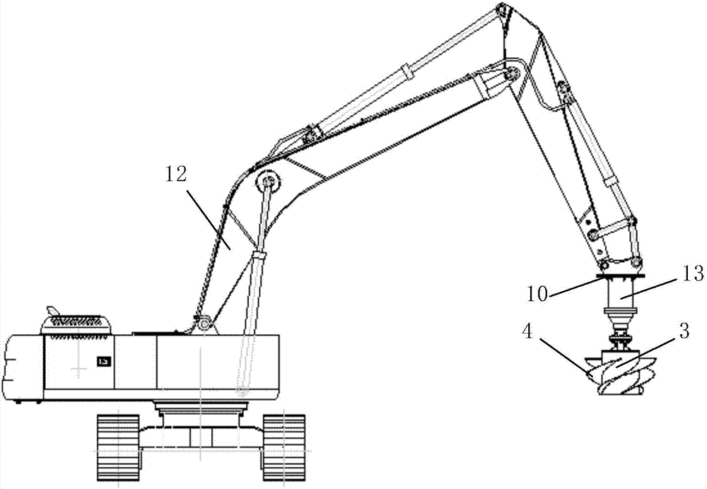 Construction method of long spiral extruded cast-in-place pile based on circulating mud retaining wall