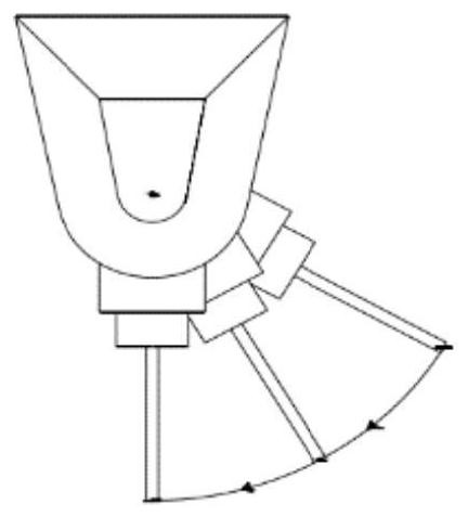 Multi-axis servo matching method and device for AC type double-swing-head five-axis linkage machine tool