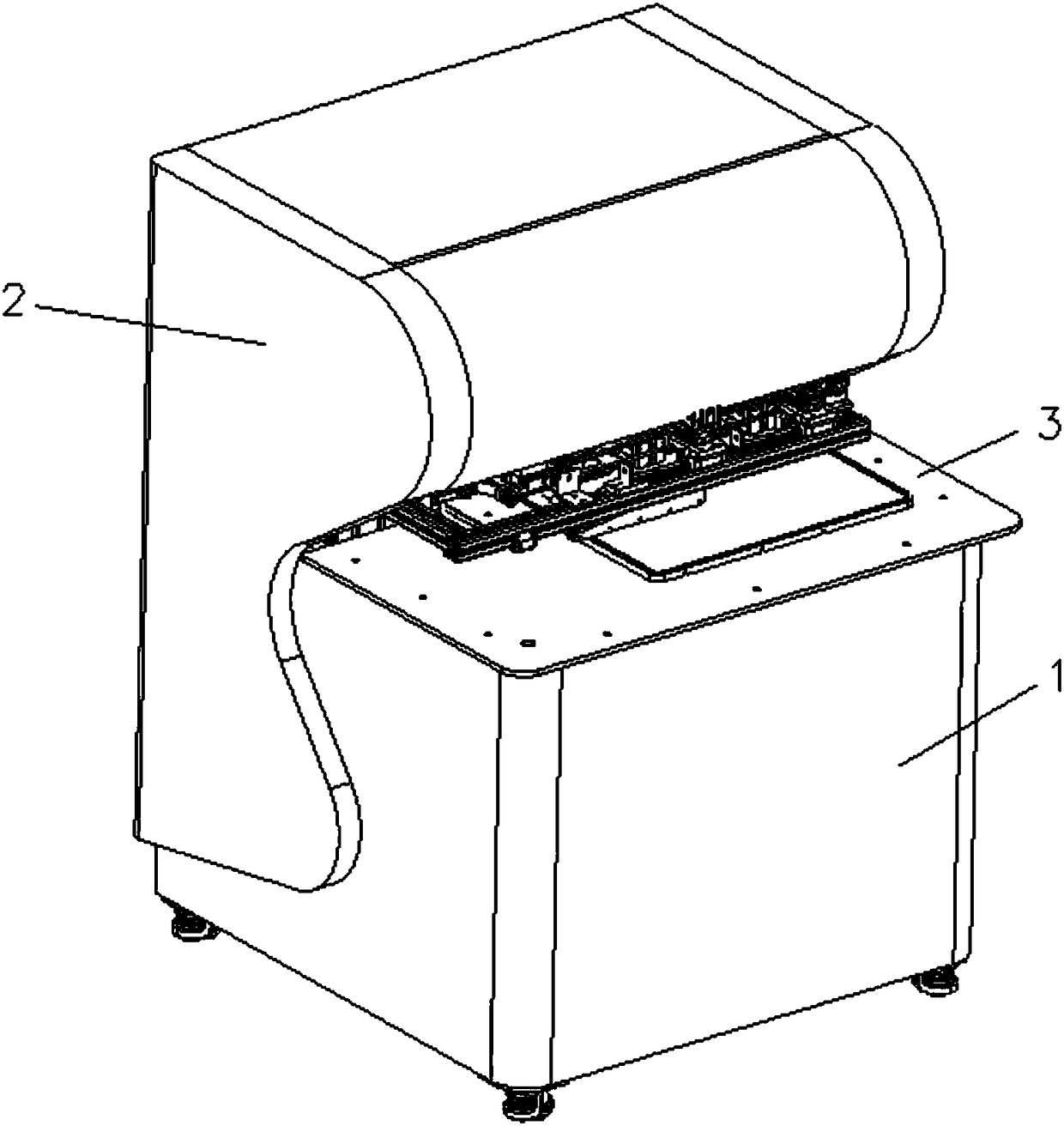 Floor mat covering machine