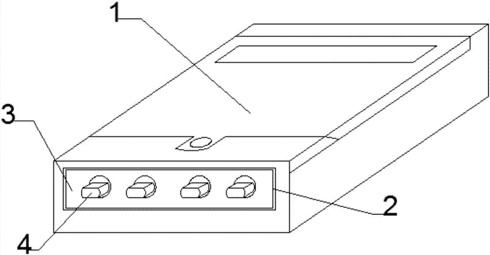 Plugging protection ammeter and application method thereof