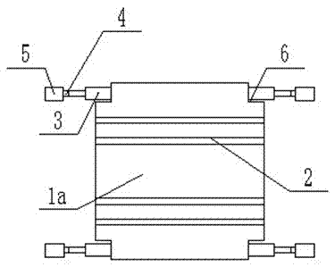 Scaffold lifting system provided with limiting mechanisms