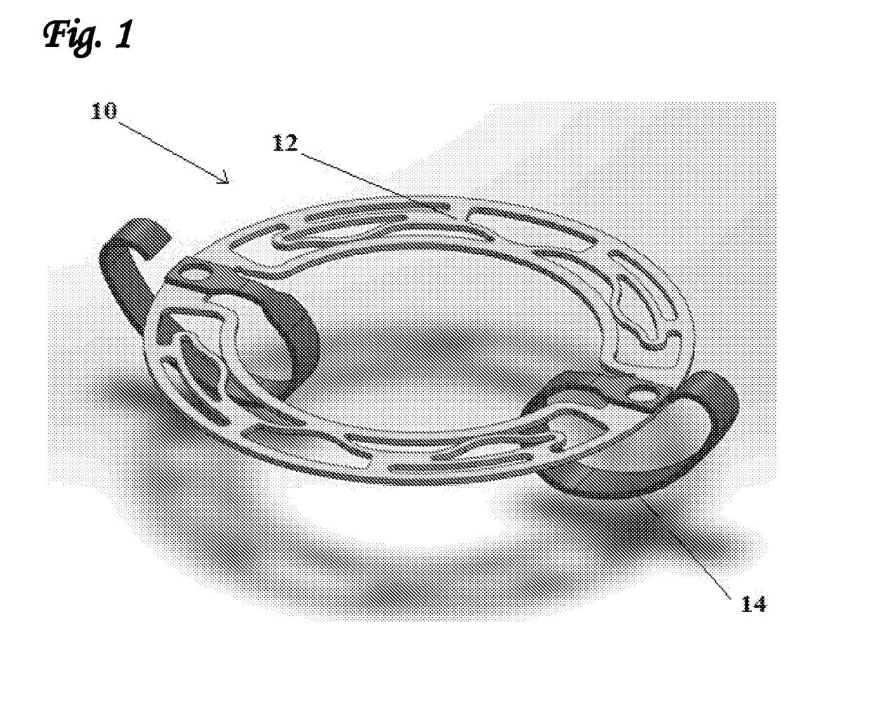 Intracardiac devices comprising stabilizing elements having improved fatigue resistance