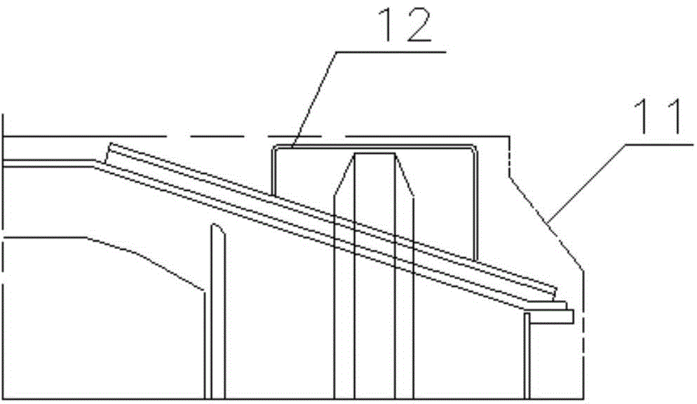 Extra-high voltage converter transformer network side 750kV outgoing line matching structure