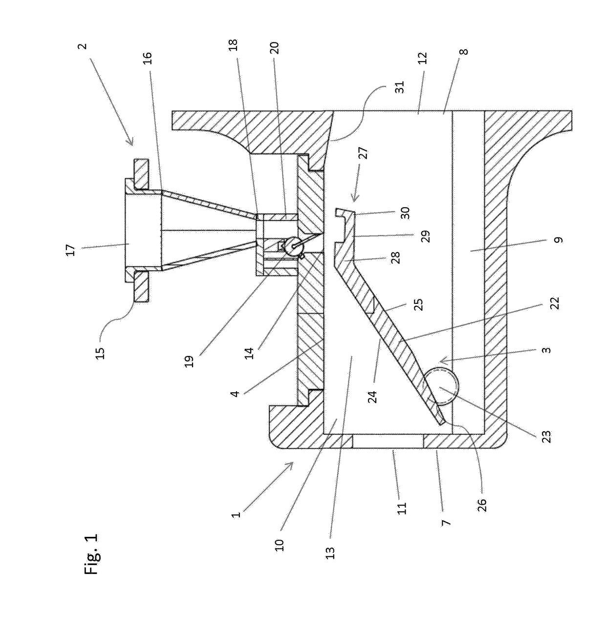 High speed injector with two stage turbulence flap