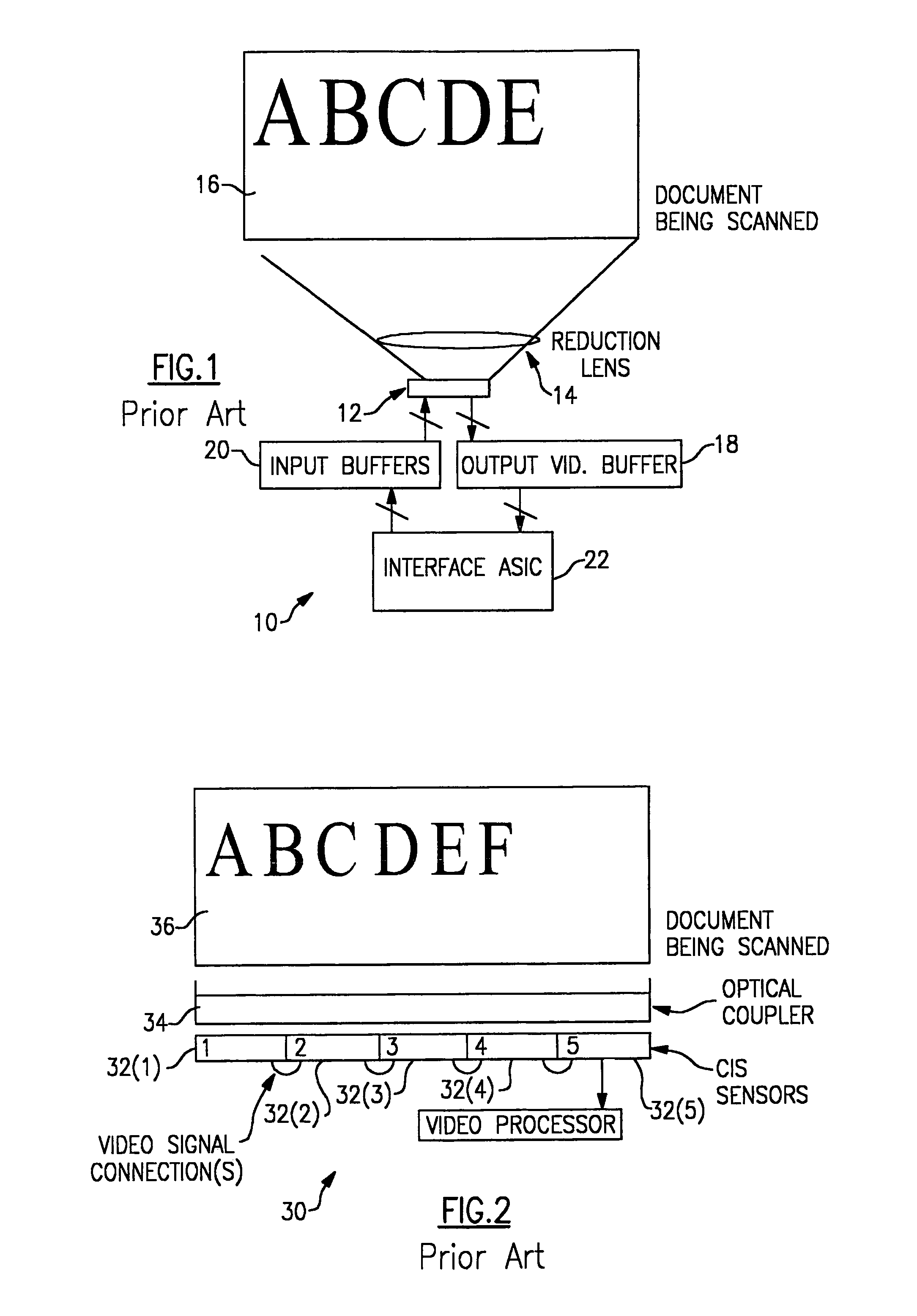 Scanning imager employing multiple chips with staggered pixels