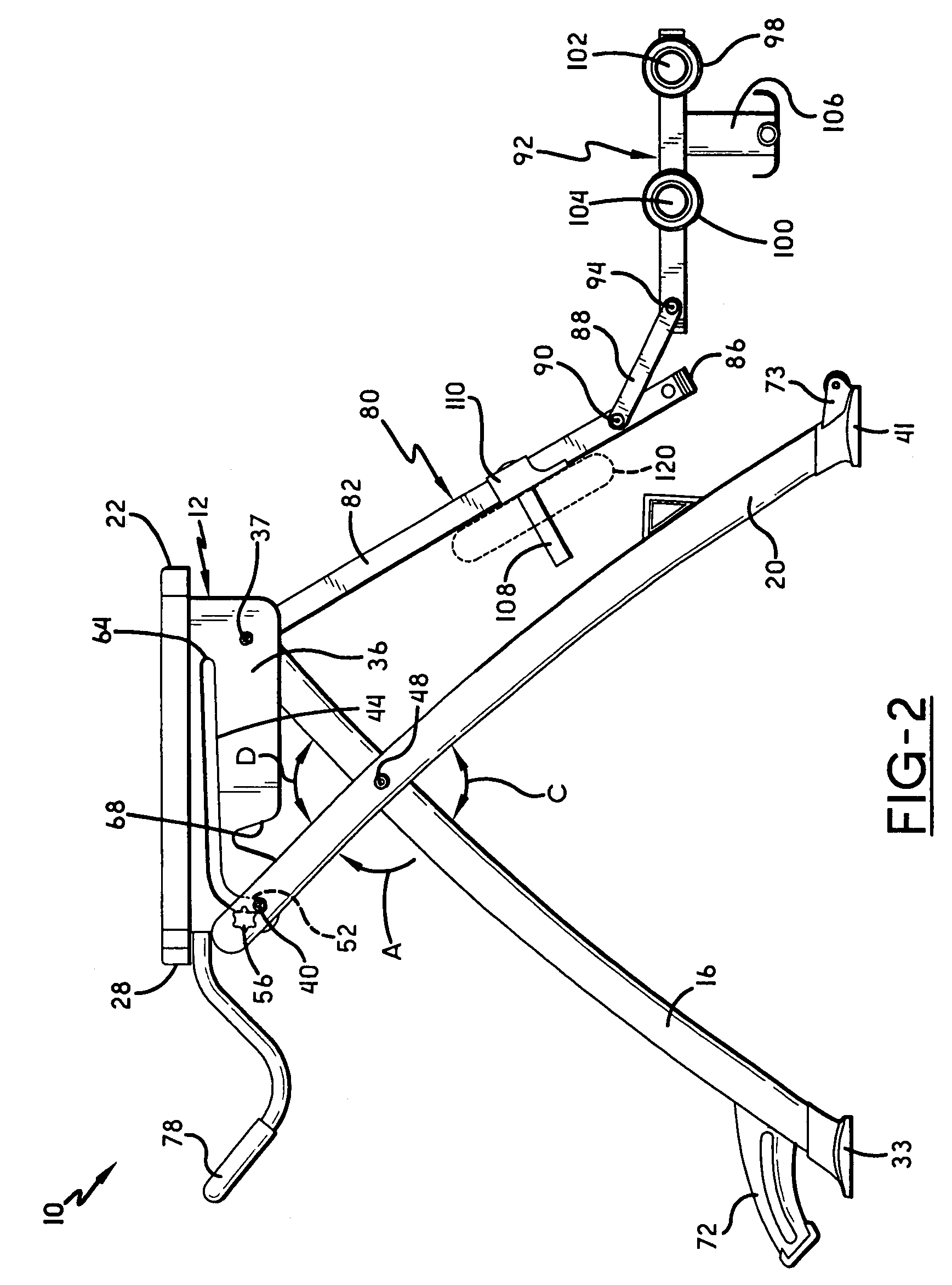 Collapsible and storable apparatus for exercising core muscles