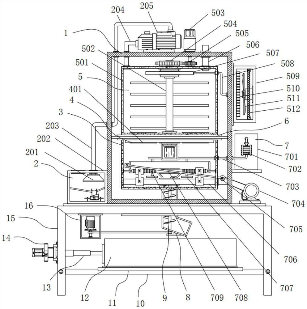 Environment-friendly heat insulation plastic film processing device