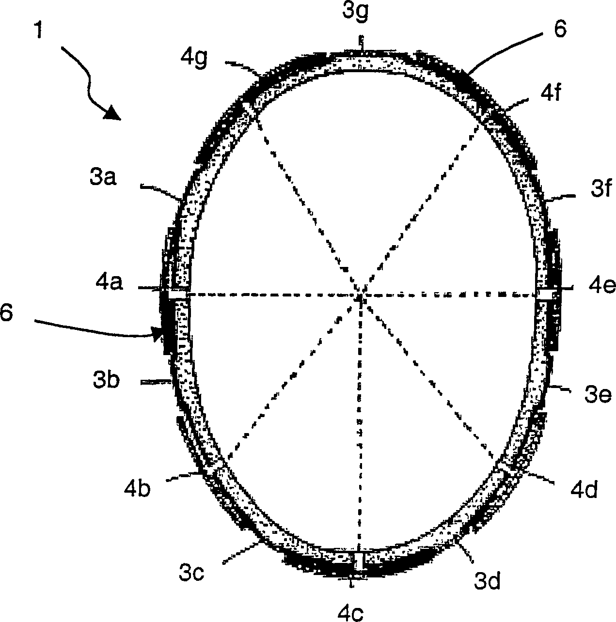 Semi-rigid protective helmet