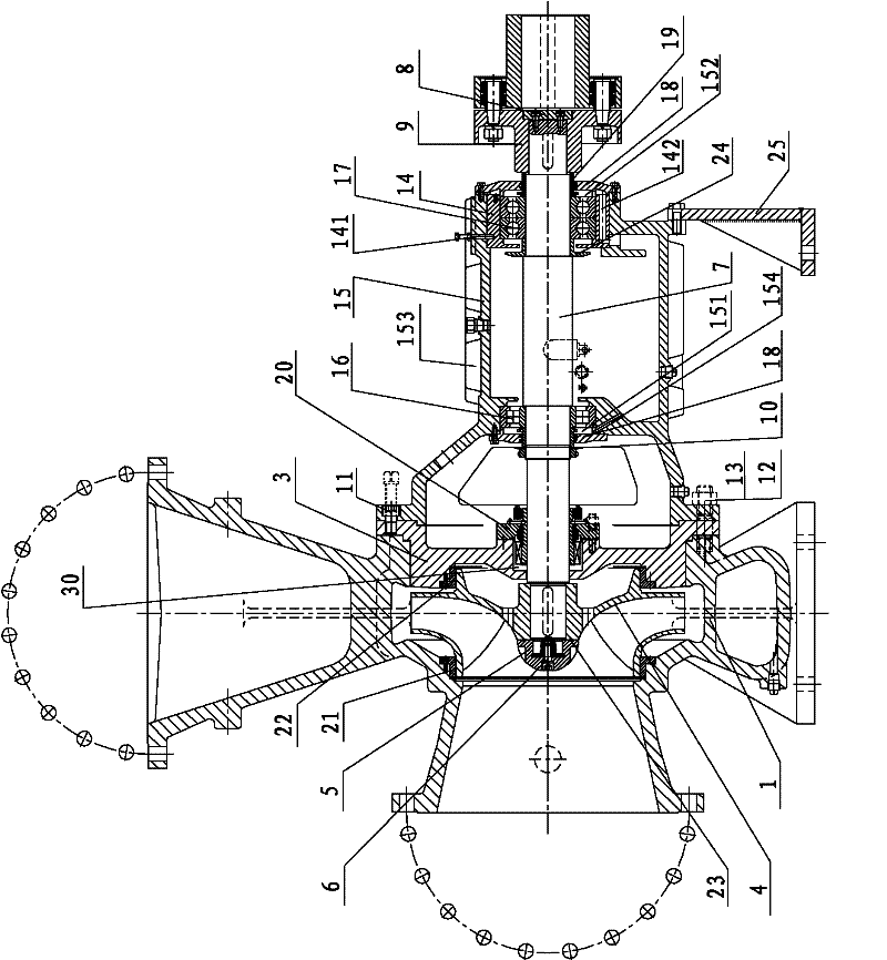 Equipment cooling water pump for nuclear power station