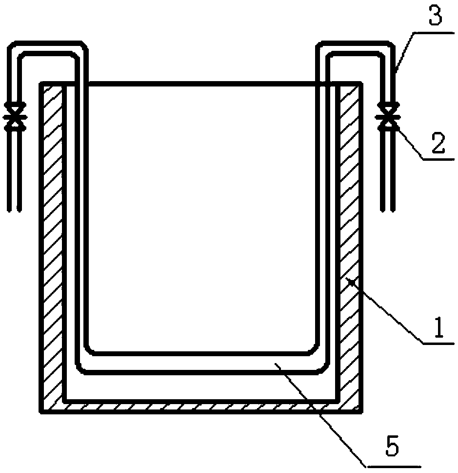 Compressed air microporous stirring device for surface treatment tank liquor