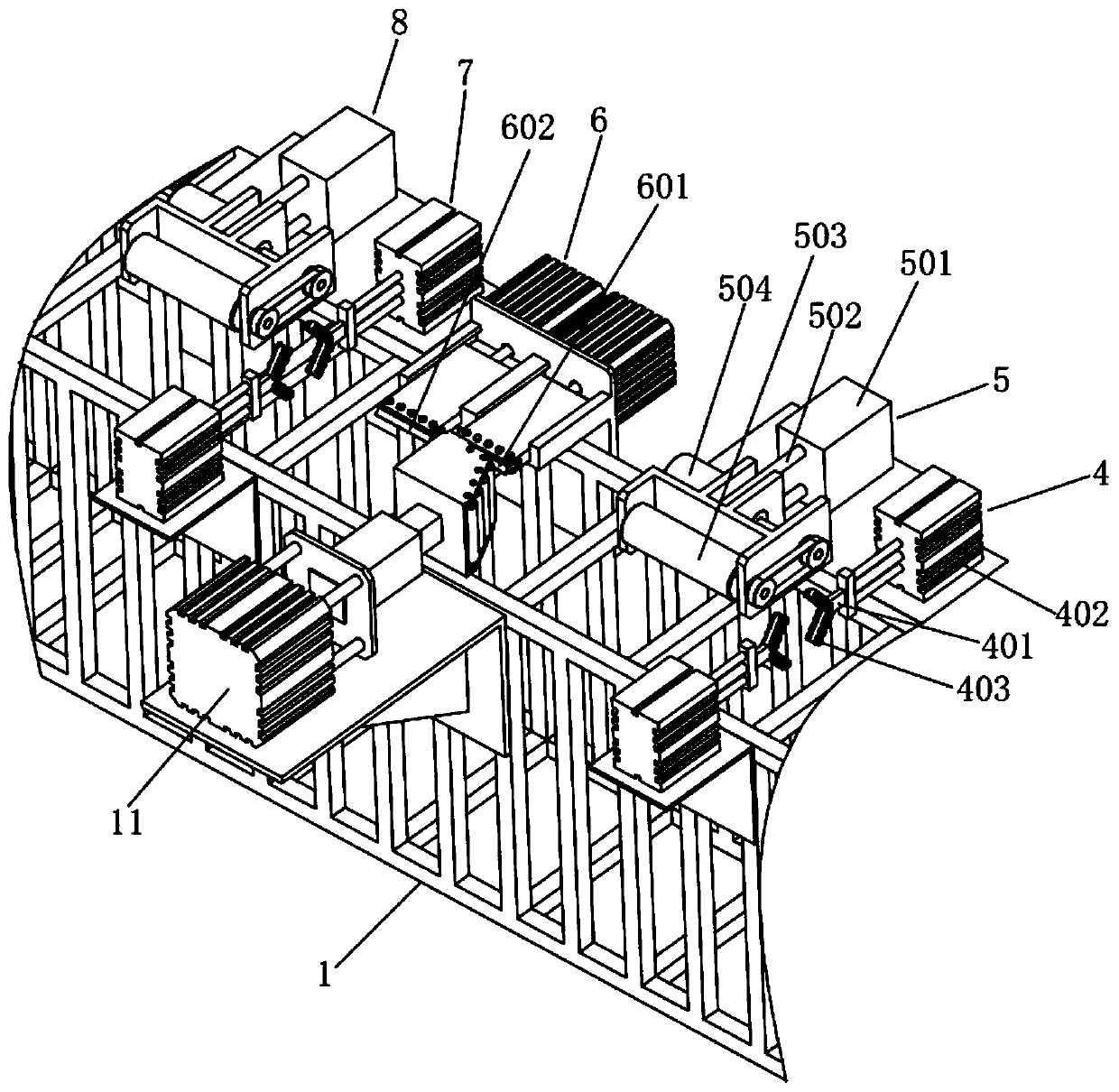 Device for automatically removing bamboo outer skin and bamboo joints