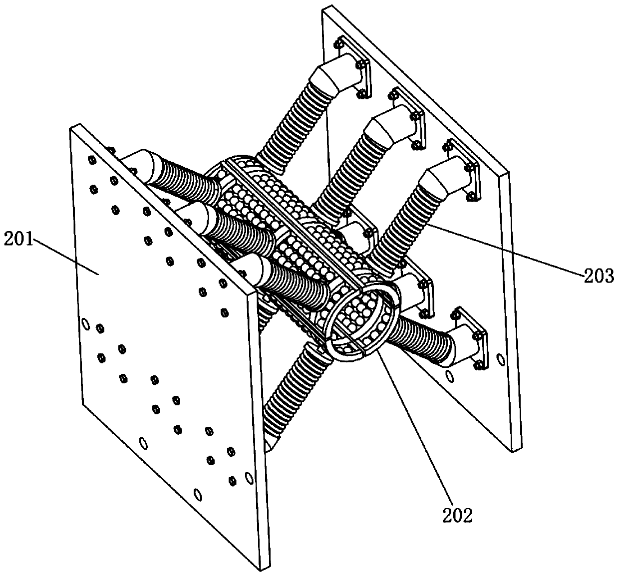 Device for automatically removing bamboo outer skin and bamboo joints