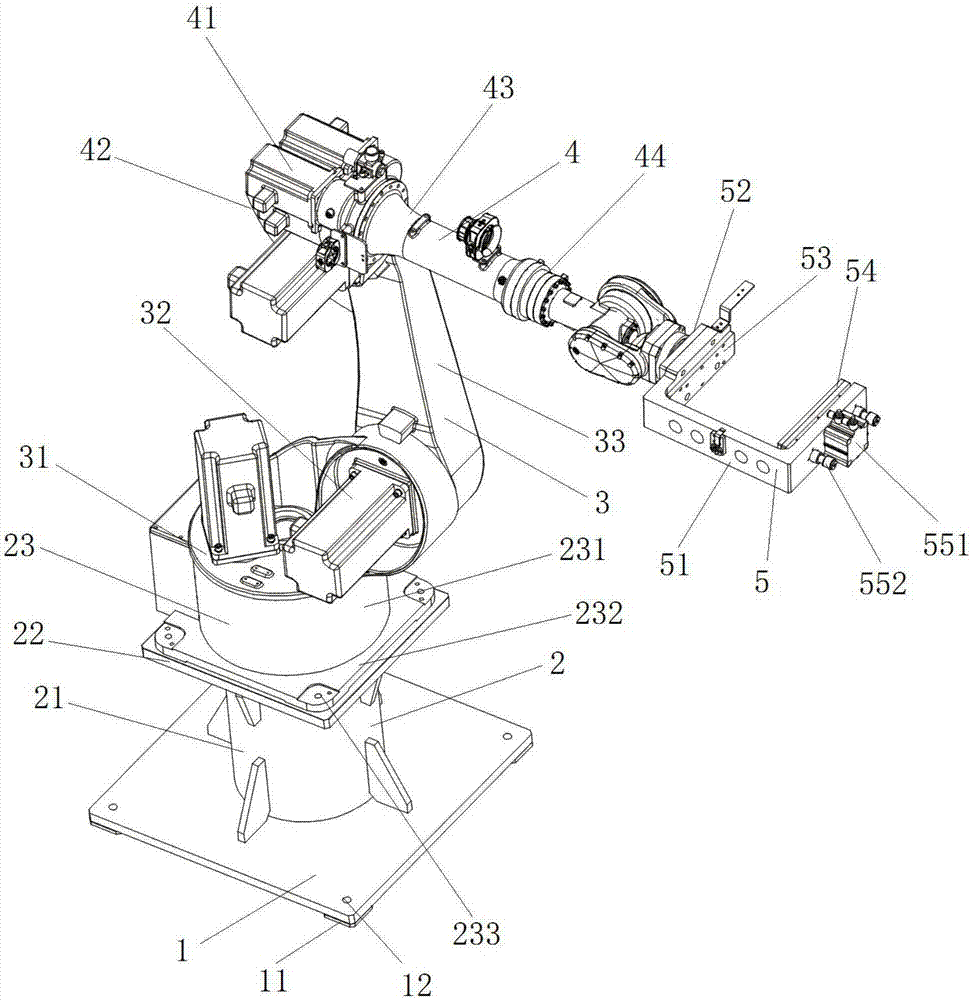 Transporting manipulator in lithium cell production line