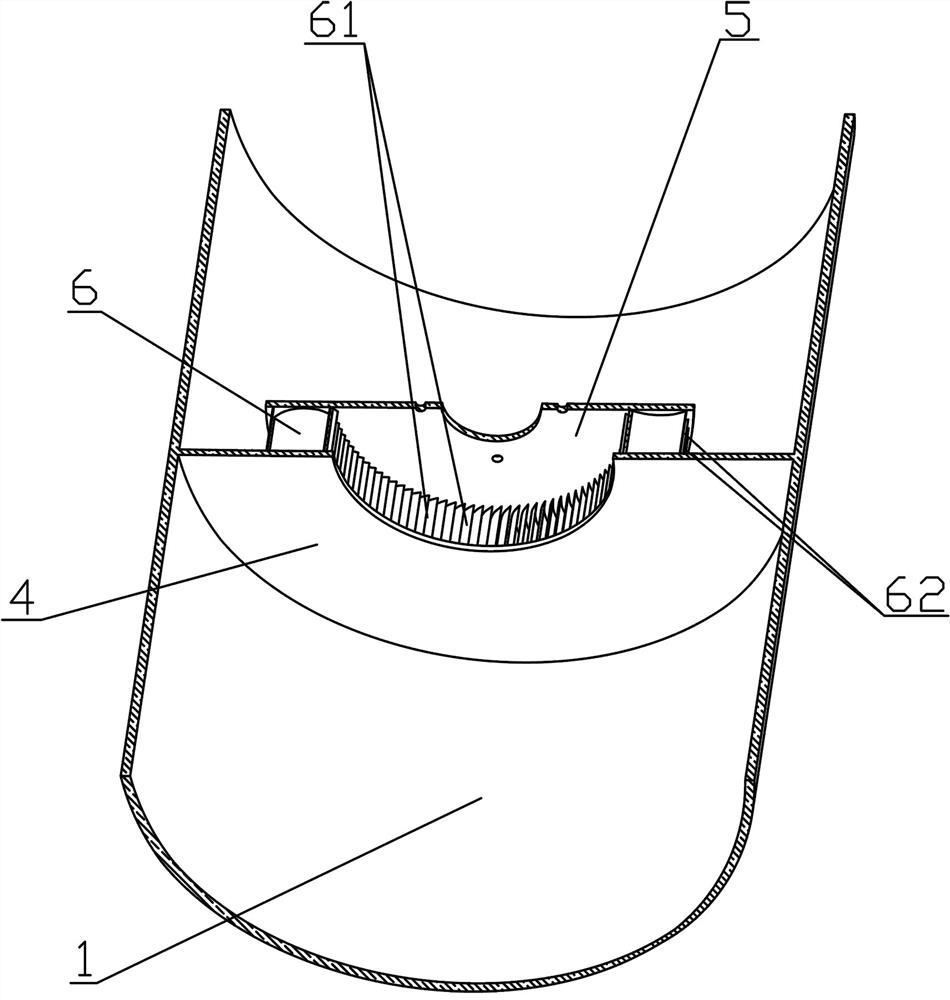 Internal and external cyclone reverse shunting-type air dedusting method and device