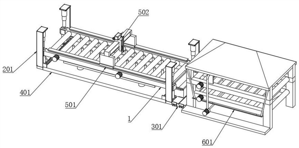 A production optimization scheduling device based on steelmaking and continuous casting