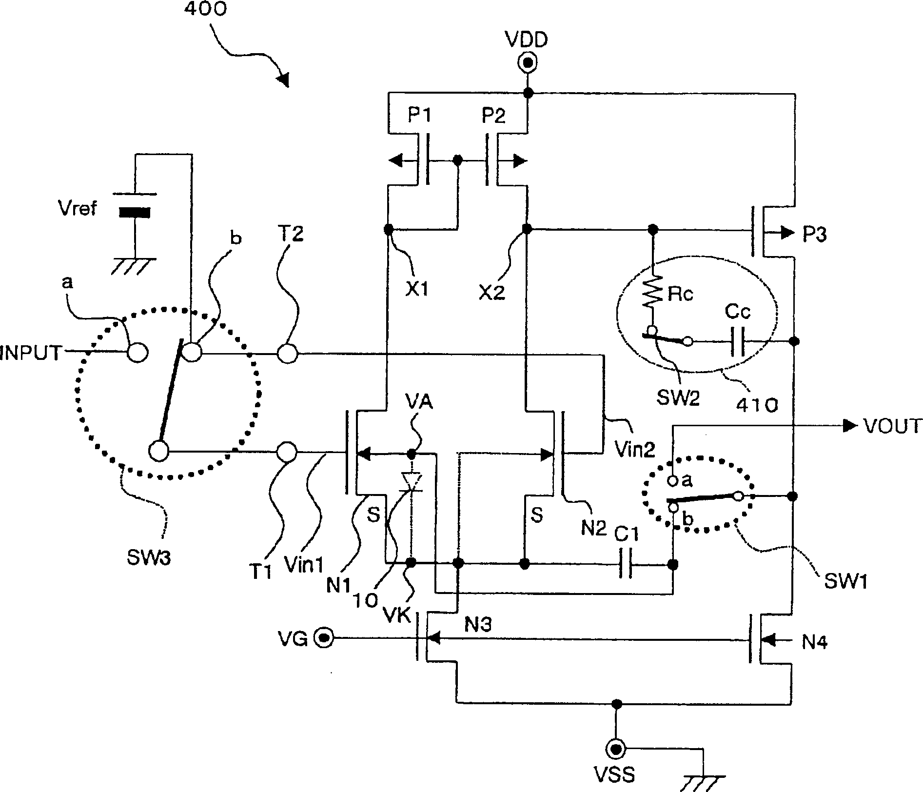 Comparator circuit and bias compensator