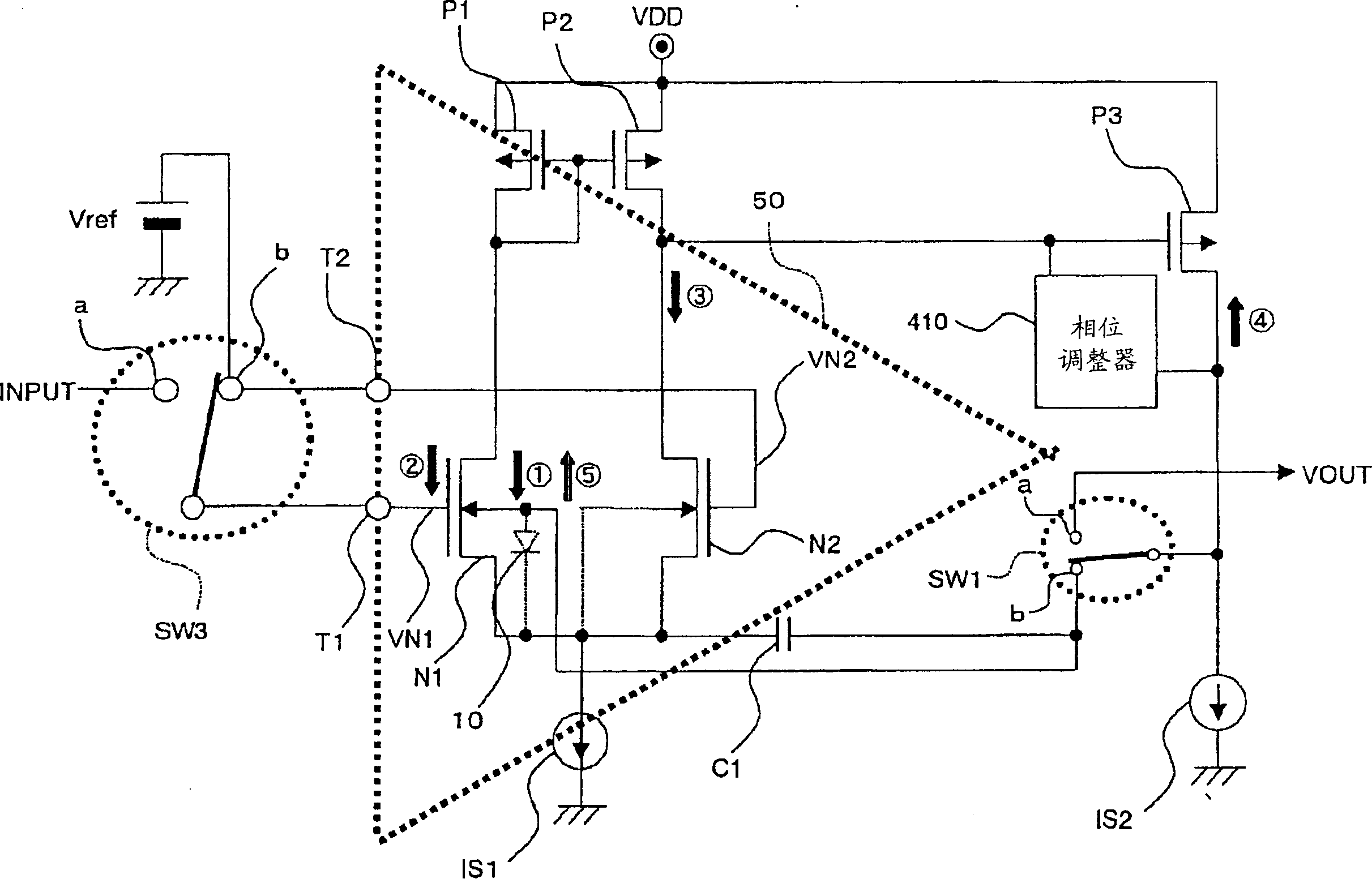 Comparator circuit and bias compensator