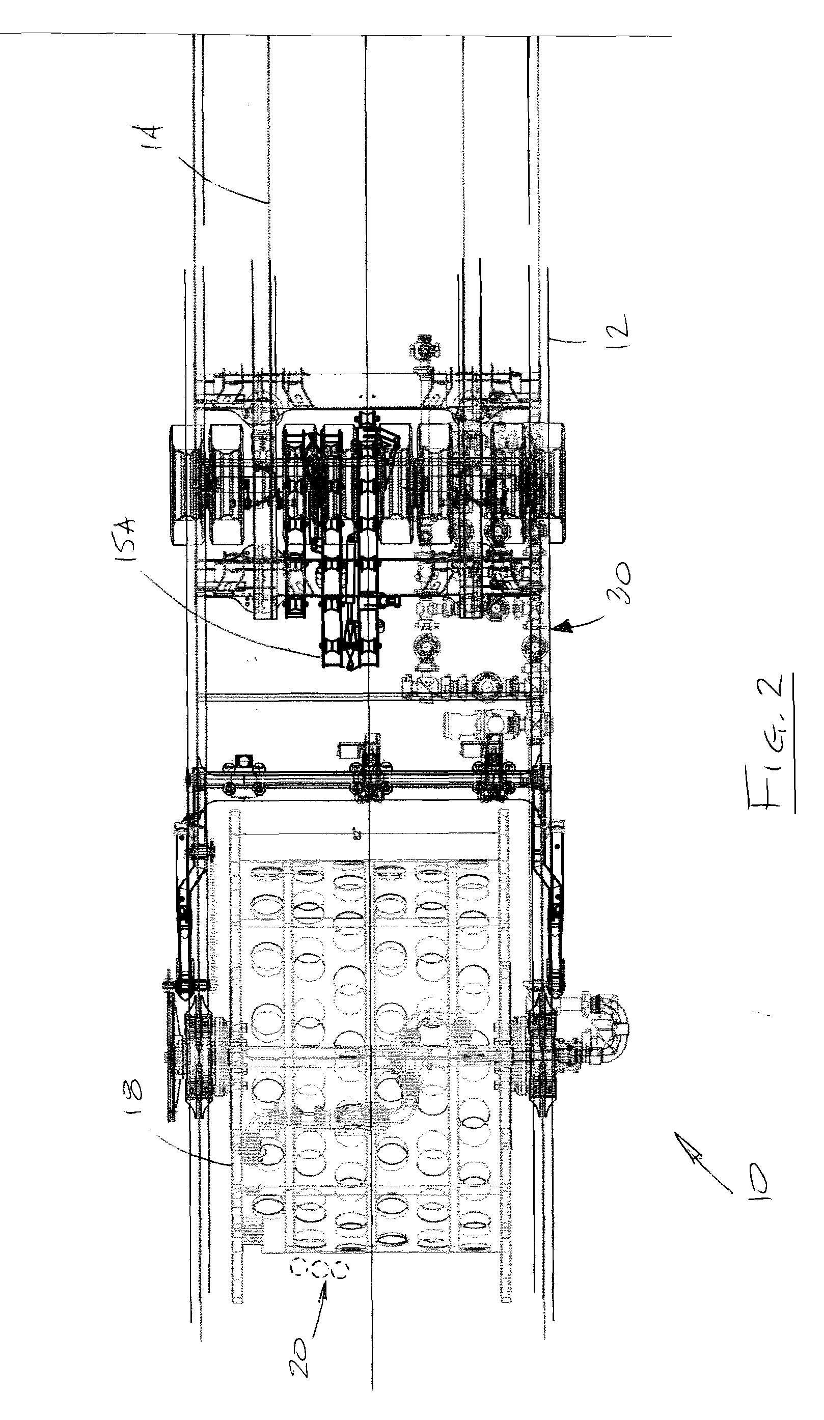 Well Servicing Rig and Manifold Assembly