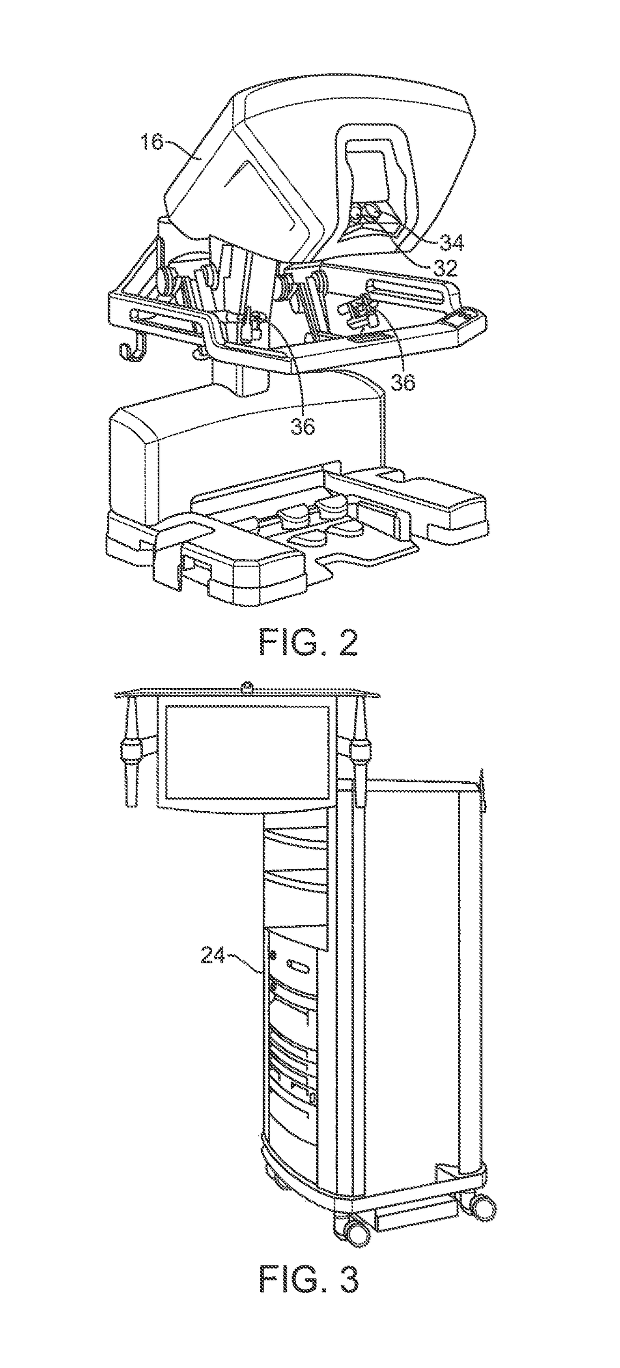 Tele-operative surgical systems and methods of control at joint limits using inverse kinematics