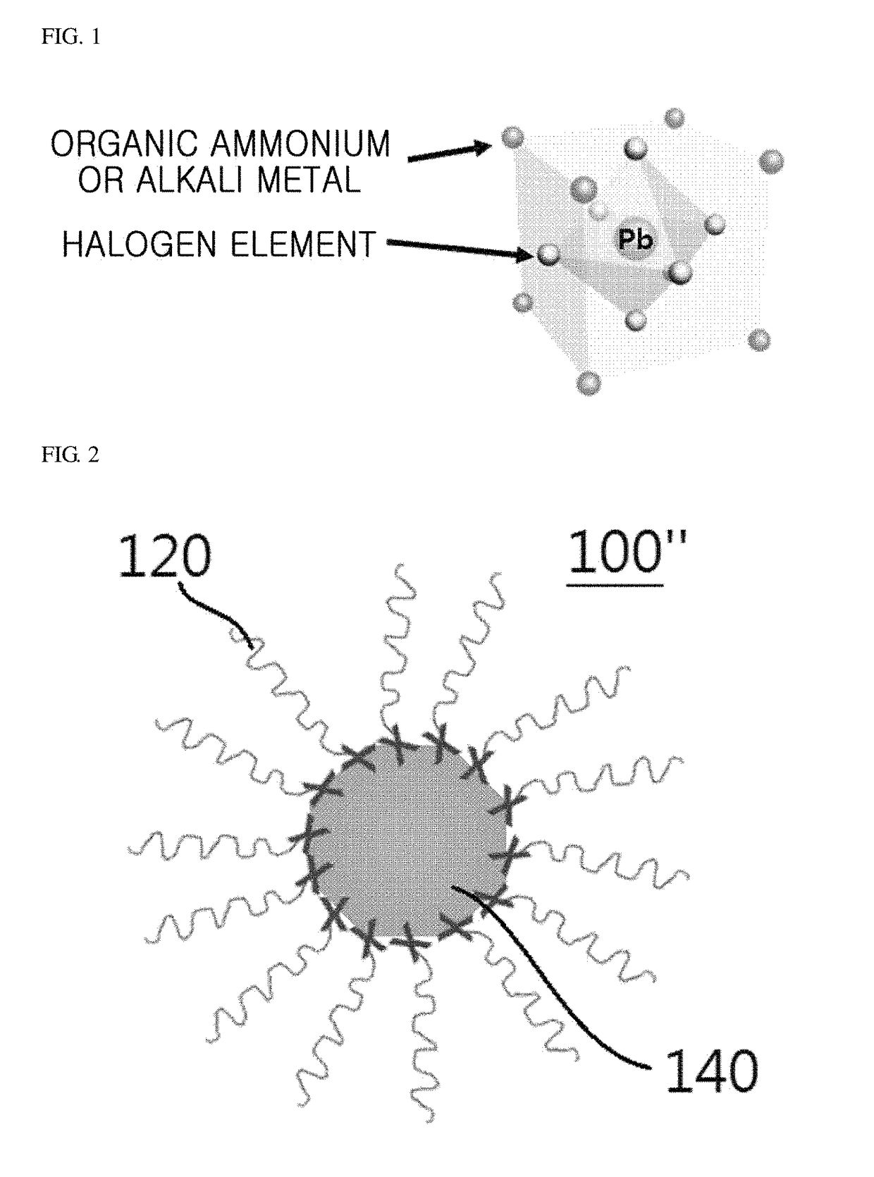 Perovskite nanocrystal particle light-emitter whose content is changed, method of producing the same, and light emitting element using the same