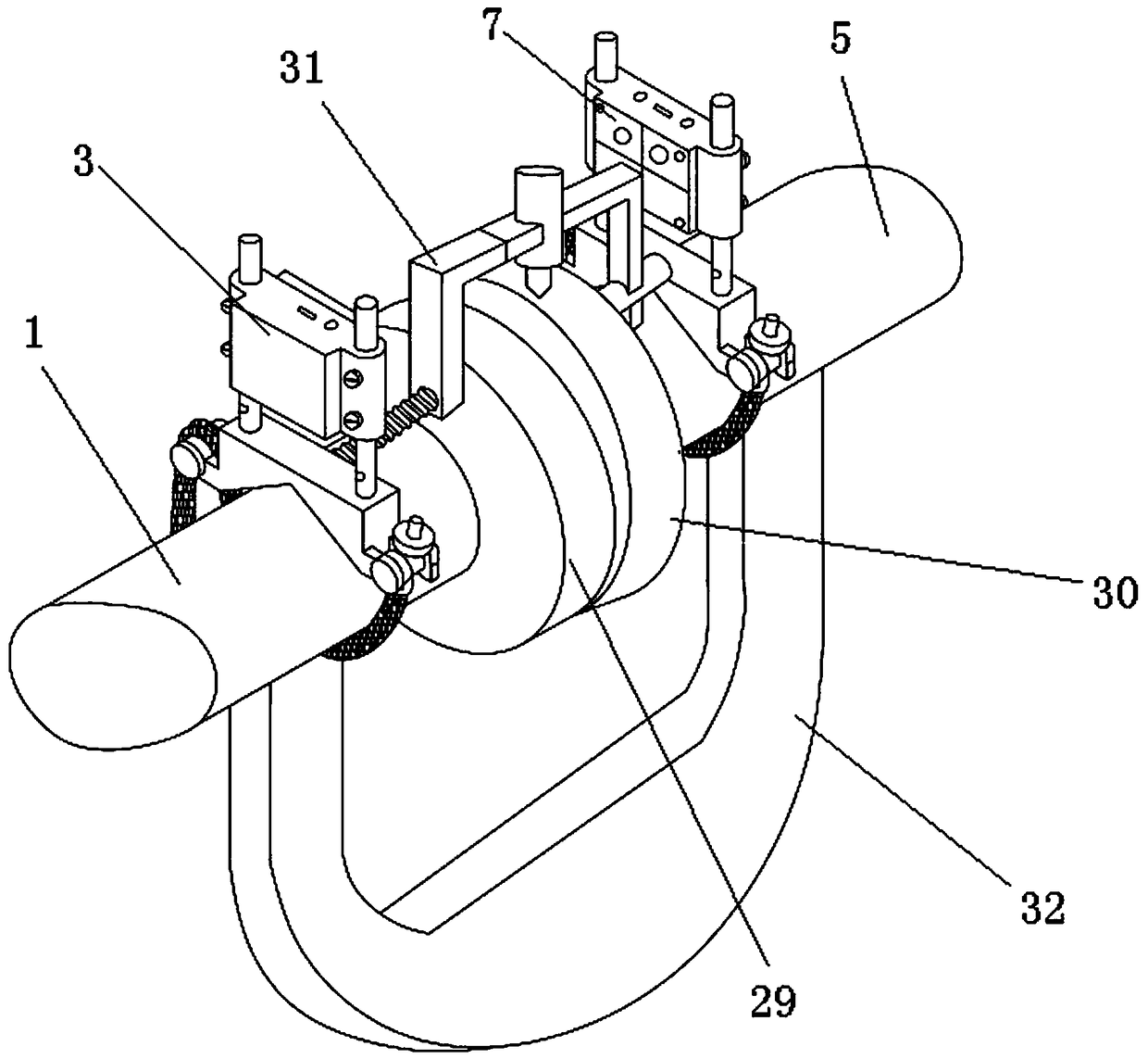 Shaft alignment regulation and measurement device