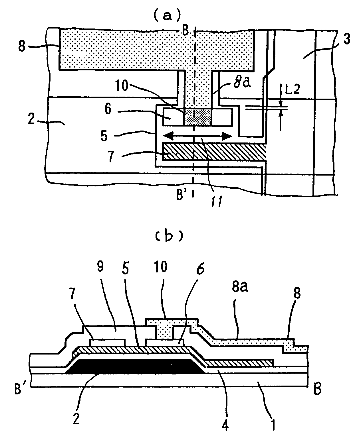 TFT array substrate and liquid crystal display device using it