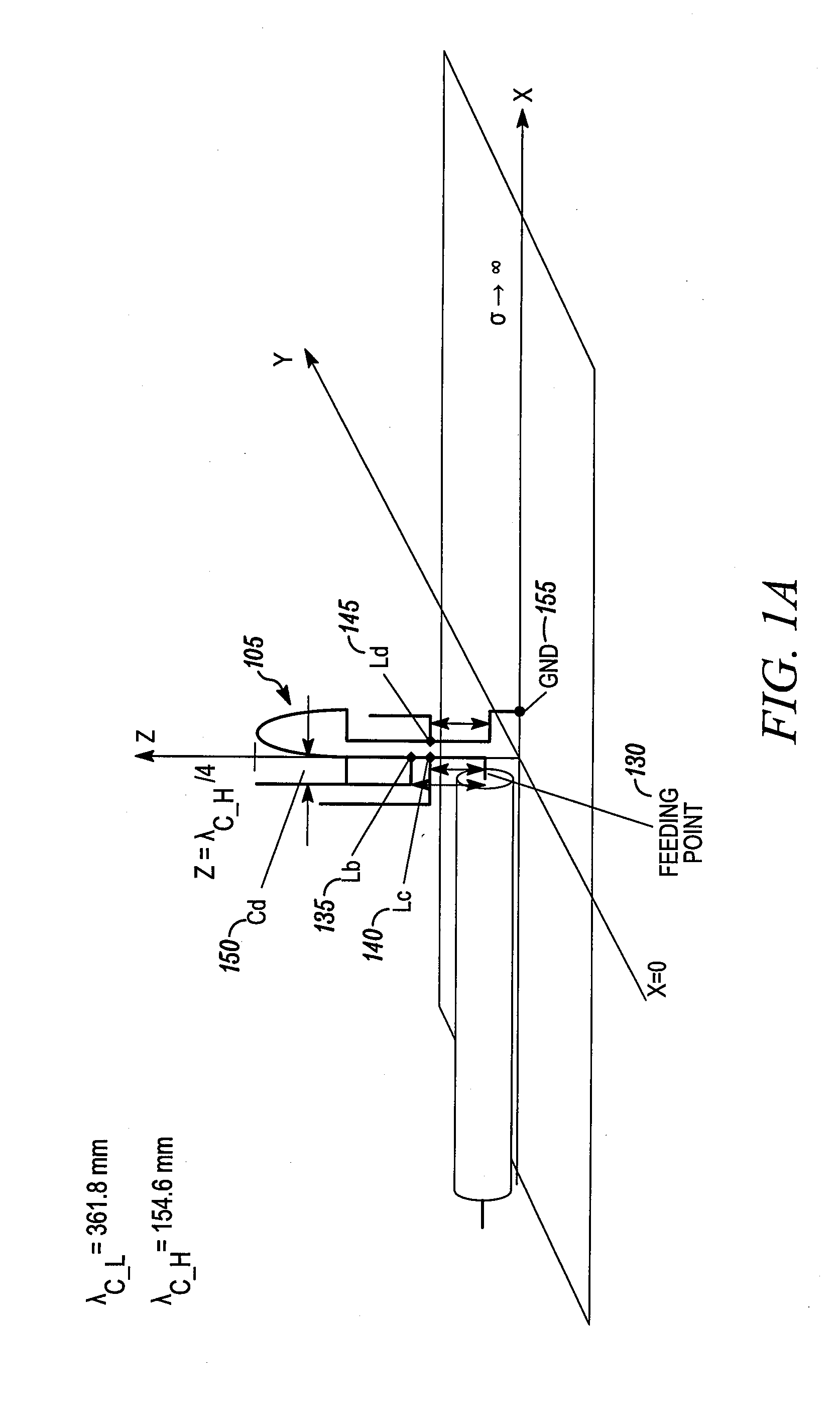 Loading of a twisted folded-monopole